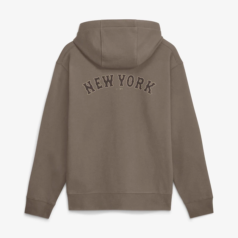 Men's Nike Brown New York Yankees Fashion Club Pullover Hoodie