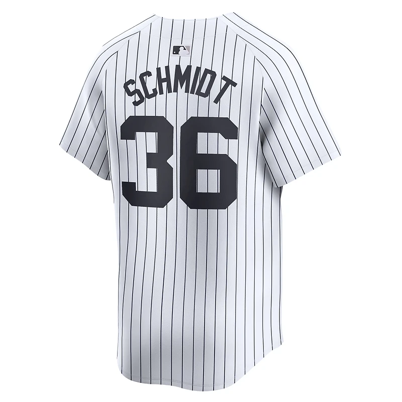 Men's Nike Clarke Schmidt White New York Yankees Home Limited Player Jersey