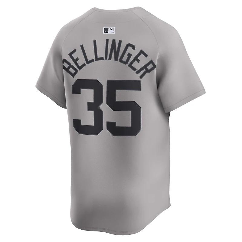 Maillot de joueur Nike Cody Bellinger gris New York Yankees Road Limited pour homme