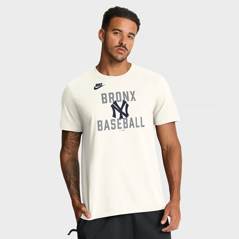 Men's Nike Cream New York Yankees Cooperstown Collection ‘70s Inspired T-Shirt