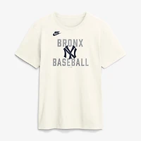 T-shirt Nike crème pour homme, collection New York Yankees Cooperstown, inspiré des années 70