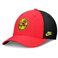 Casquette ajustable Nike New York Yankees Neon 90s Rise SwooshFlex pour homme, couleur cramoisie/noir