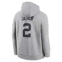 Men's Nike Derek Jeter Navy New York Yankees Player Name & Number Club Pullover Hoodie