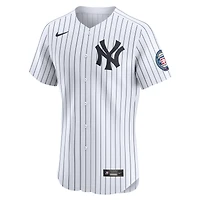 Maillot de joueur d'élite Nike Derek Jeter pour homme des Yankees New York domicile 2020 Hall of Fame intronisé