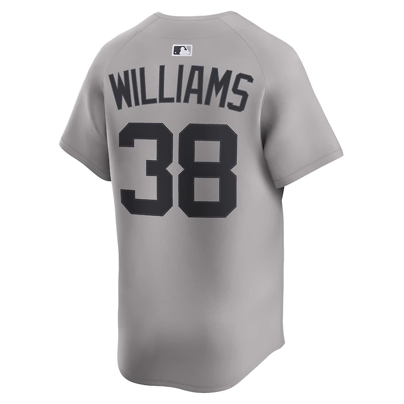Maillot de joueur Nike Devin Williams gris New York Yankees Road Limited pour homme