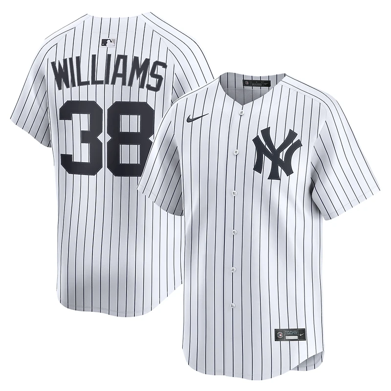 Men's Nike Devin Williams White New York Yankees Home Limited Player Jersey