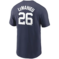 Men's Nike DJ LeMahieu Navy New York Yankees Name & Number T-Shirt