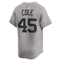 Men's Nike Gerrit Cole Gray New York Yankees Road Limited Player Jersey