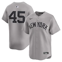 Men's Nike Gerrit Cole Gray New York Yankees Road Limited Player Jersey