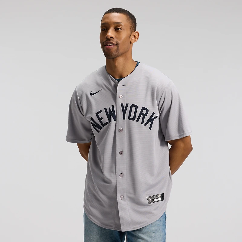 Men's Nike Gerrit Cole Gray New York Yankees Road Replica Jersey