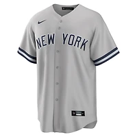 Men's Nike Gerrit Cole Gray New York Yankees Road Replica Player Name Jersey