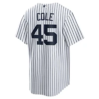 Men's Nike Gerrit Cole White New York Yankees Home Replica Player Name Jersey