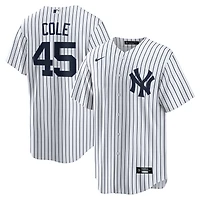 Men's Nike Gerrit Cole White New York Yankees Home Replica Player Name Jersey