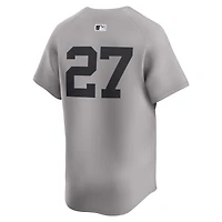 Maillot de joueur Nike Giancarlo Stanton pour homme, gris, New York Yankees Road Limited