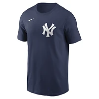 Men's Nike Giancarlo Stanton Navy New York Yankees Name & Number T-Shirt