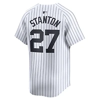 Maillot Nike Giancarlo Stanton pour homme, blanc, New York Yankees, domicile, joueur limité