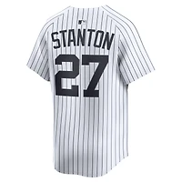 Men's Nike Giancarlo Stanton White New York Yankees Home Limited Player Jersey