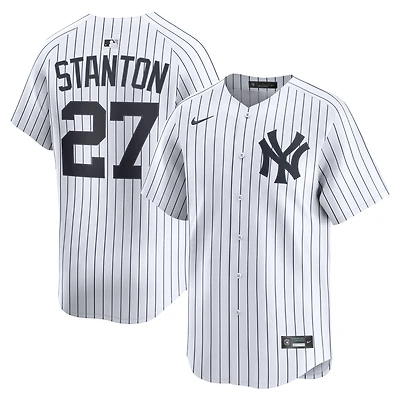 Men's Nike Giancarlo Stanton White New York Yankees Home Limited Player Jersey