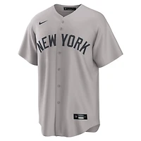 Men's Nike  Gray New York Yankees Away Replica 2.0 Jersey