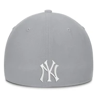 Men's Nike  Gray New York Yankees Primetime Rise Dri-FIT Flex Hat
