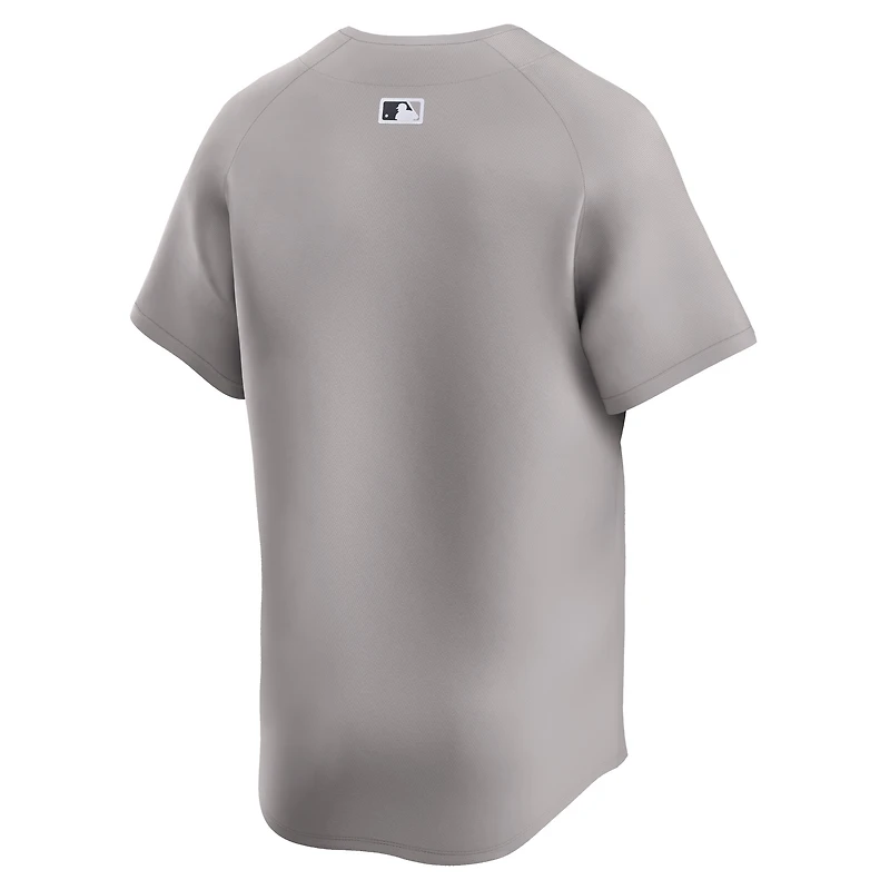 Men's Nike Gray New York Yankees Road Limited Jersey