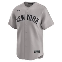 Men's Nike Gray New York Yankees Road Limited Jersey