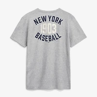 Men's Nike Heather Gray New York Yankees Cooperstown 2-Hit T-Shirt