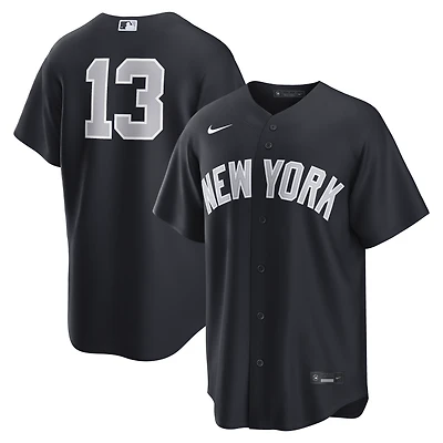 Maillot réplique alternatif Nike Jazz Chisholm Jr. bleu marine des Yankees de New York pour homme
