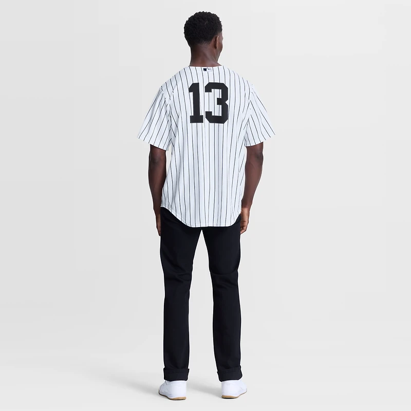 Maillot réplique domicile Nike Jazz Chisholm Jr. blanc des Yankees de New York pour homme