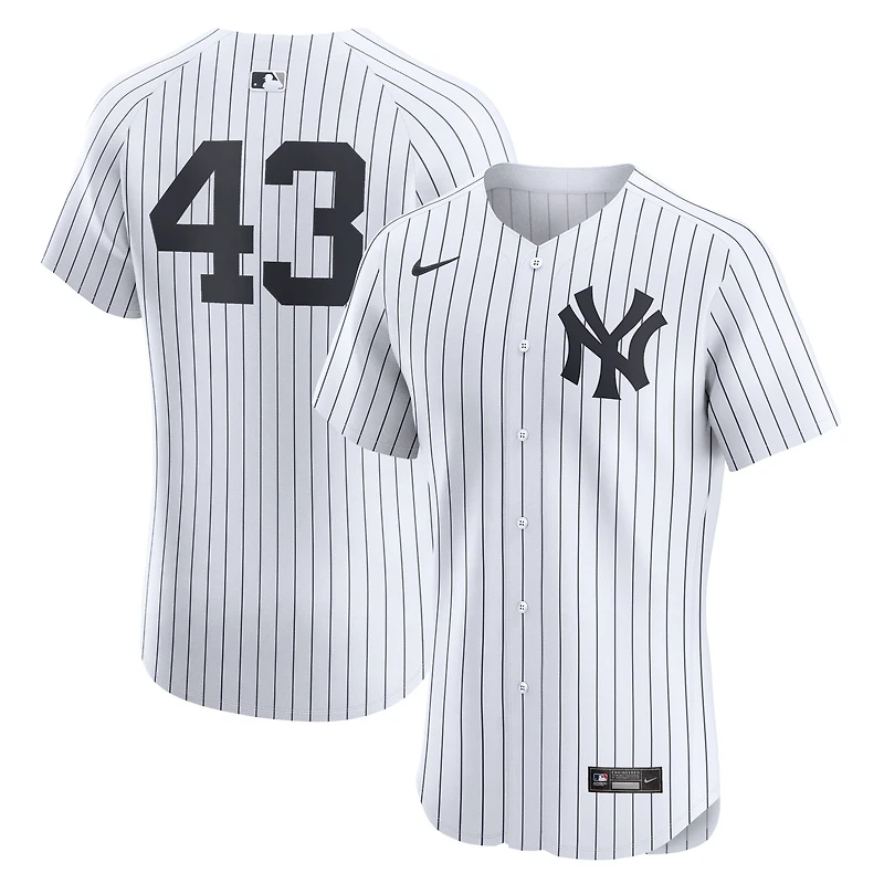 Men's Nike Jonathan Loáisiga White New York Yankees Home Elite Player Jersey