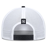 Men's Nike  Khaki/Navy New York Yankees Rise A-Frame Trucker Adjustable Hat