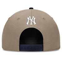 Casquette Nike kaki pour homme, modèle New York Yankees, édition spéciale Fête des Pères, taille ajustable.