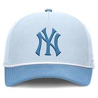 Men's Nike Light Blue New York Yankees Rise Dri-Fit Adjustable Hat