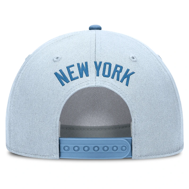 Men's Nike Light Blue New York Yankees Rise Dri-Fit Adjustable Hat