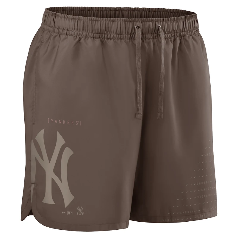 Short Nike marron clair New York Yankees Statement pour homme