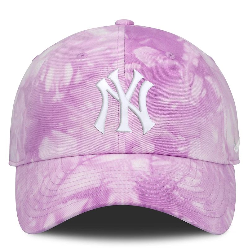 Casquette ajustable Nike rose clair pour homme, New York Yankees, édition spéciale fête des mères