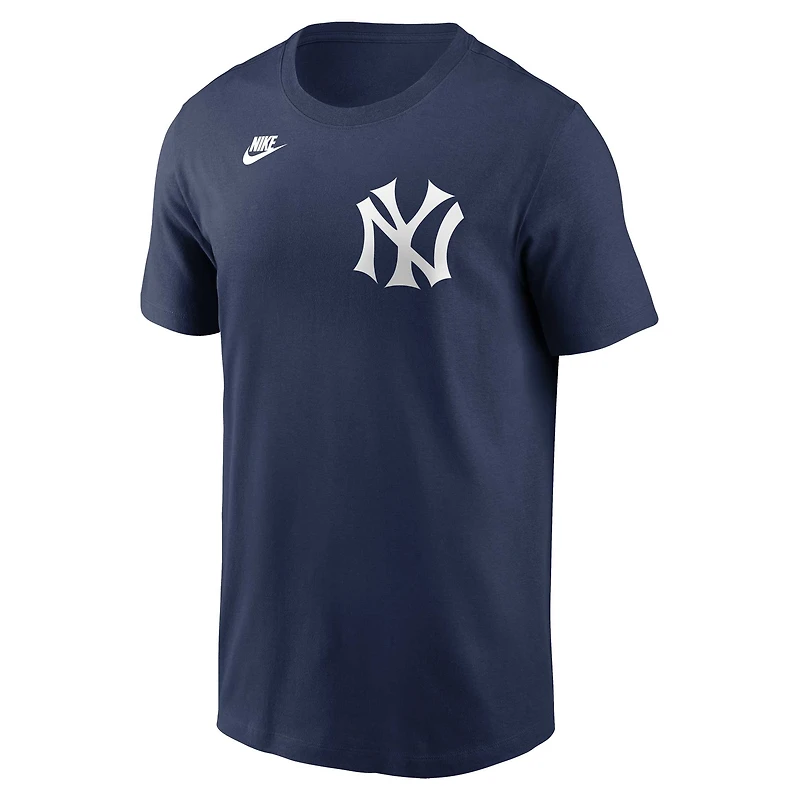 Men's Nike Lou Gehrig Navy New York Yankees Cooperstown Collection Fuse Name & Number T-Shirt