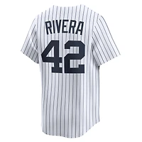 Men's Nike Mariano Rivera White New York Yankees Throwback Cooperstown Collection Limited Jersey
