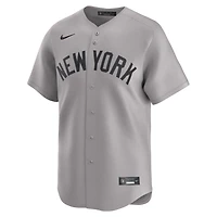 Men's Nike Max Fried Gray New York Yankees Road Limited Player Jersey