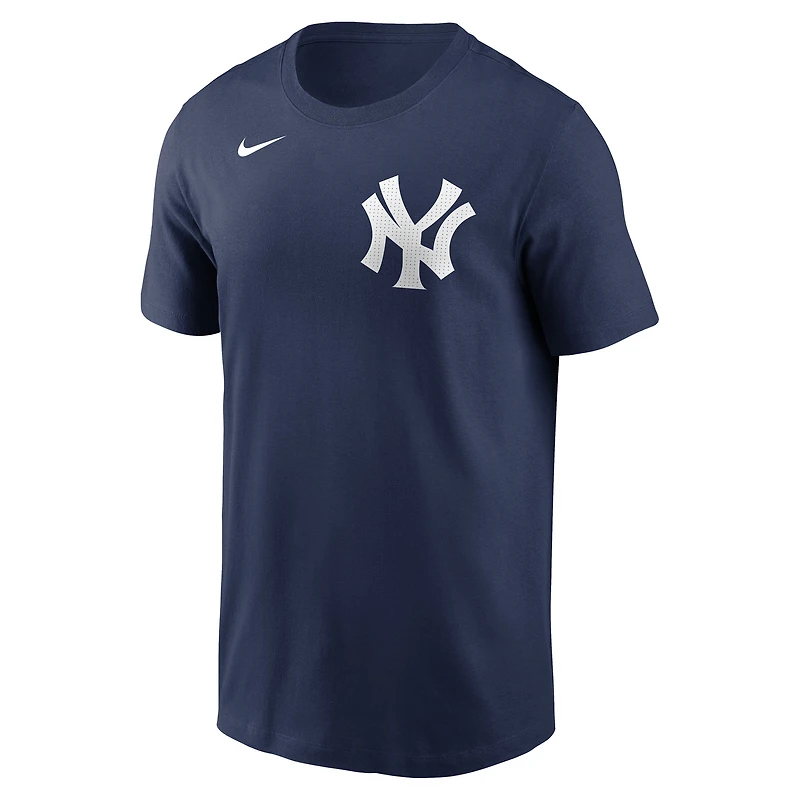 T-shirt Nike Max Fried bleu marine pour homme avec nom et numéro Fuse des Yankees de New York