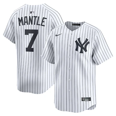 Men's Nike Mickey Mantle White New York Yankees Home Limited Player Jersey