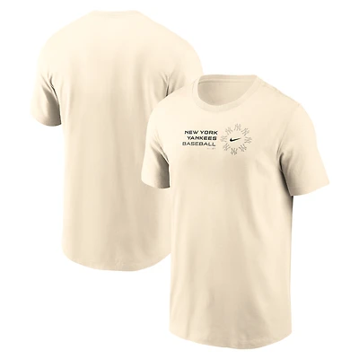 T-shirt Nike Pinwheel Lockup en coton pour homme Yankee 15A V110793 TEEMENSCR N199-15A-NK-KS3 #4
