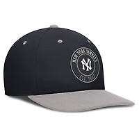 Men's Nike Navy/Gray New York Yankees Cooperstown Collection Pro Dri-FIT Snapback Hat