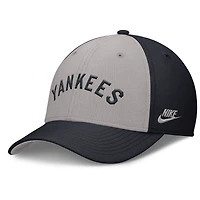 Men's Nike Navy/Gray New York Yankees Rise Swoosh Performance Flex Hat