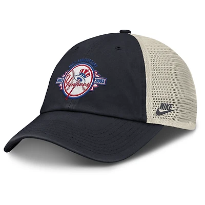 Men's Nike Navy/Natural New York Yankees Cooperstown Collection Club Trucker Adjustable Hat