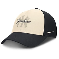 Men's Nike Navy/Natural New York Yankees Statement Club Performance Adjustable Hat