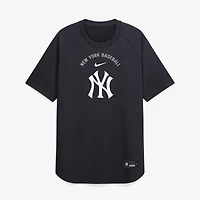 Men's Nike Navy New York Yankees Authentic Collection Batting Practice Pre-Game Raglan Dri-FIT Top