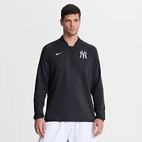 Men's Nike Navy New York Yankees Authentic Collection Dri-FIT Raglan Half-Zip Pullover