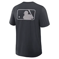 T-shirt bleu marine pour homme New York Yankees Authentic Collection Early Work Performance Tri-Blend