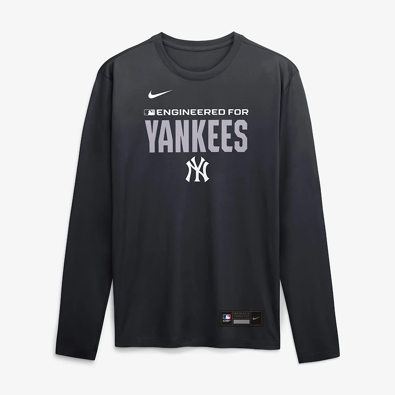 T-shirt à manches longues Nike Legend Dri-FIT Authentic Collection Legend, bleu marine, pour homme